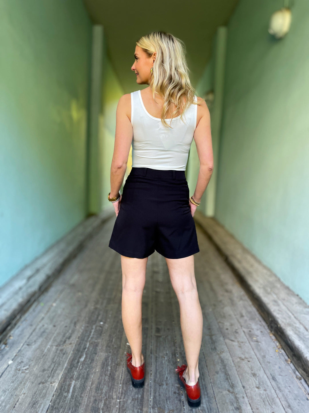 Dianas Vintage shorts Frida shorts - svart