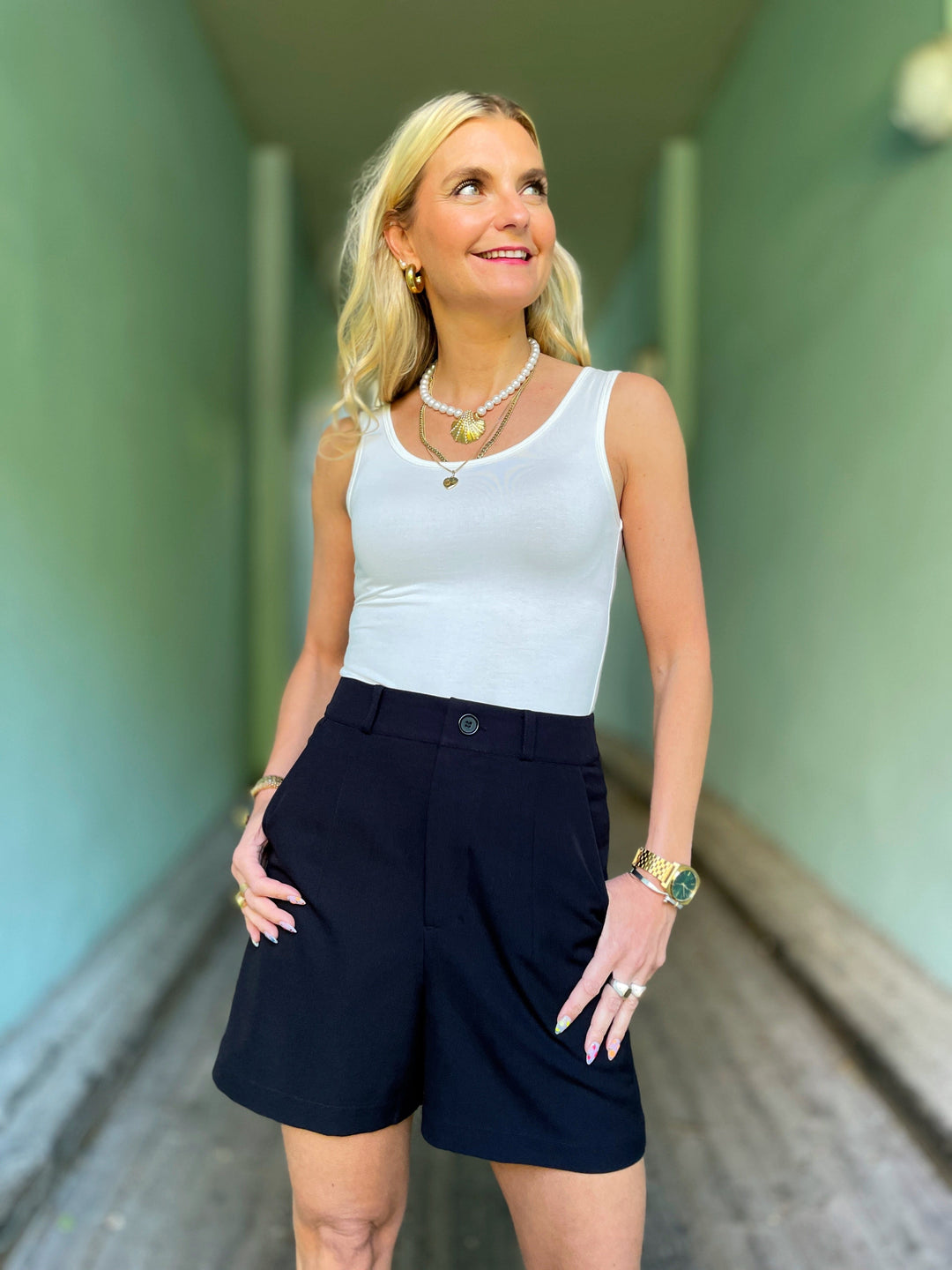 Dianas Vintage shorts Frida shorts - svart