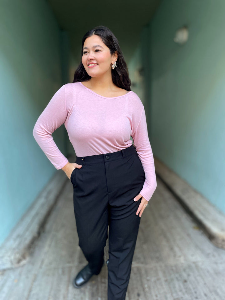 Dianas Vintage Topper Stay Warm top - light pink