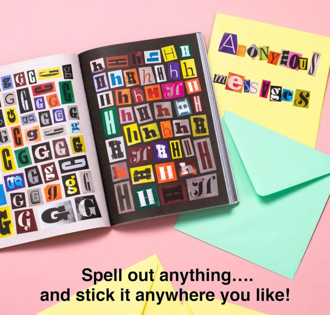 Diverse Papirvarer bøker The Ransom Note Sticker Book: Thousands of Letters for Your Anonymous Messages
