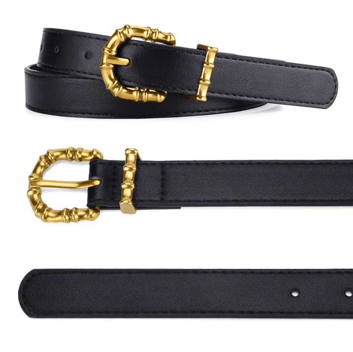 Frøken Dianas salonger belter Belte bambus - svart