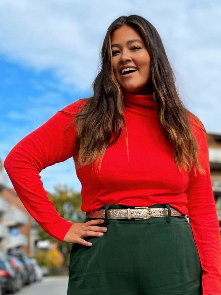 Frøken Dianas salonger belter Belte - glitrende gull