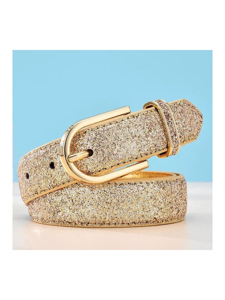 Frøken Dianas salonger belter Belte - glitrende gull