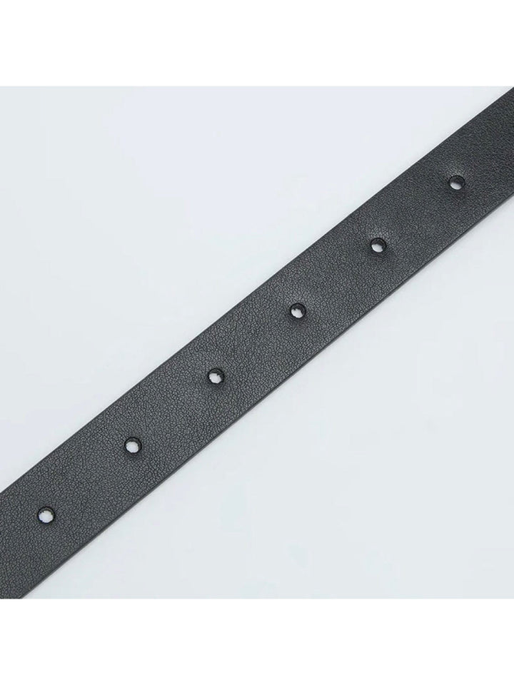 Frøken Dianas salonger belter Belte rektangulær spenne - svart