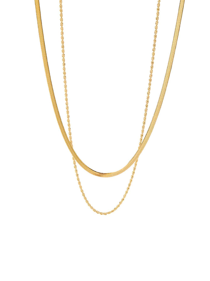 Frøken Dianas salonger halskjeder Dobbelt halskjede - gull