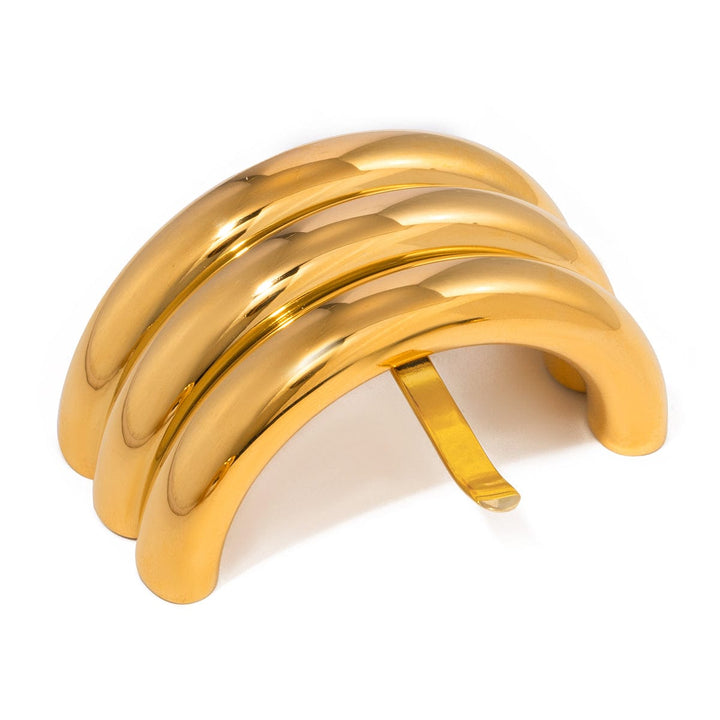 Frøken Dianas salonger Hårpynt Hårpynt - tre lags cuff - gull