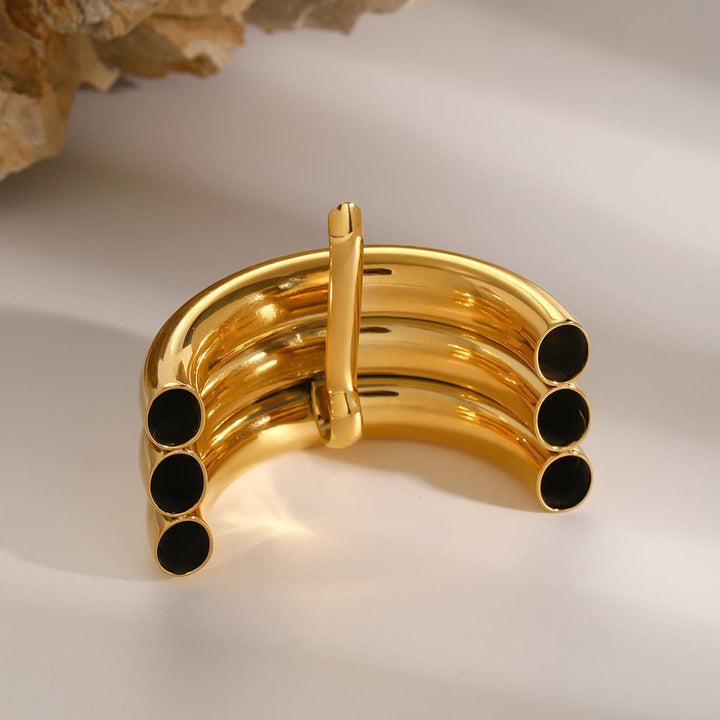 Frøken Dianas salonger Hårpynt Hårpynt - tre lags cuff - gull