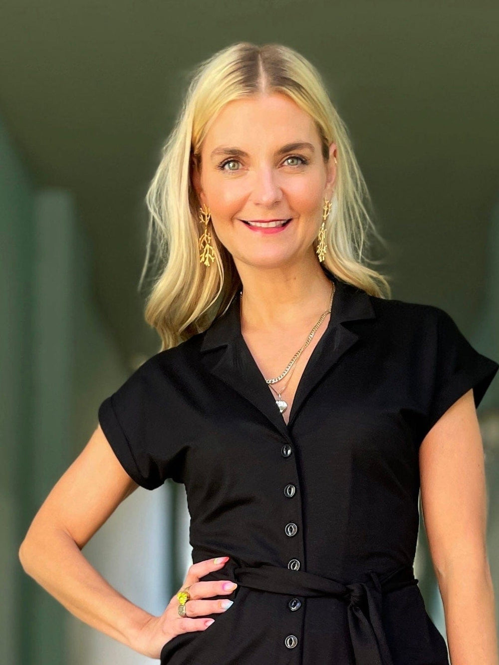 Frøken Dianas salonger øredobber Coral reef øredobber