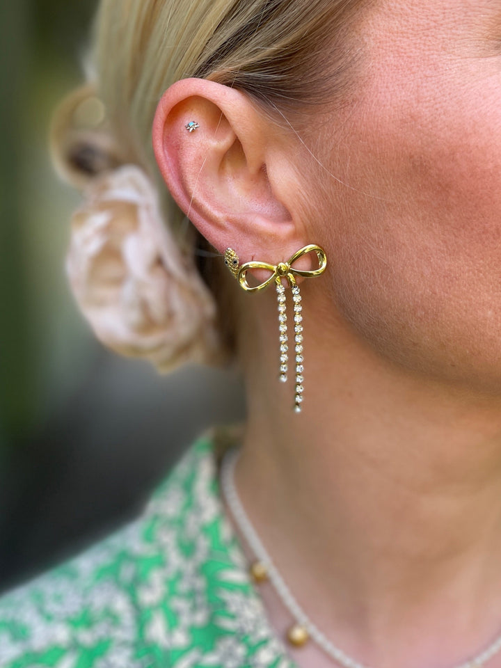 Frøken Dianas salonger øredobber Disco bow øredobber