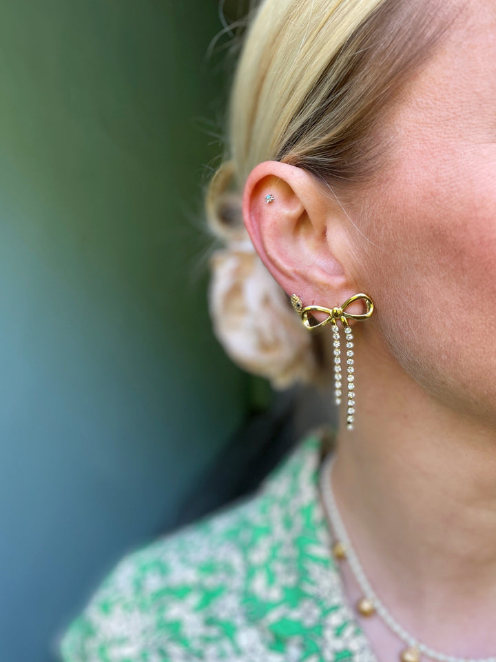 Frøken Dianas salonger øredobber Disco bow øredobber