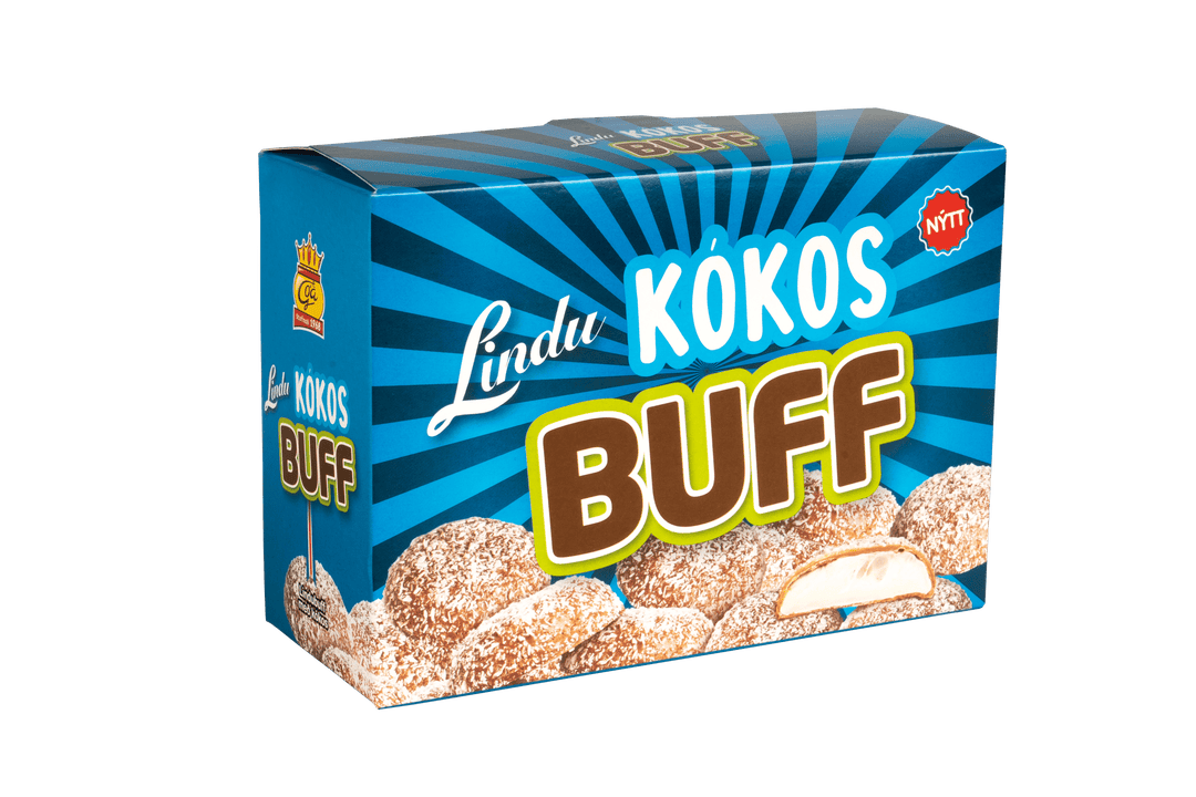 Gòa Linda Godteri og sjokolade Kokos buff - seig marshmallow med sjokolade og kokos