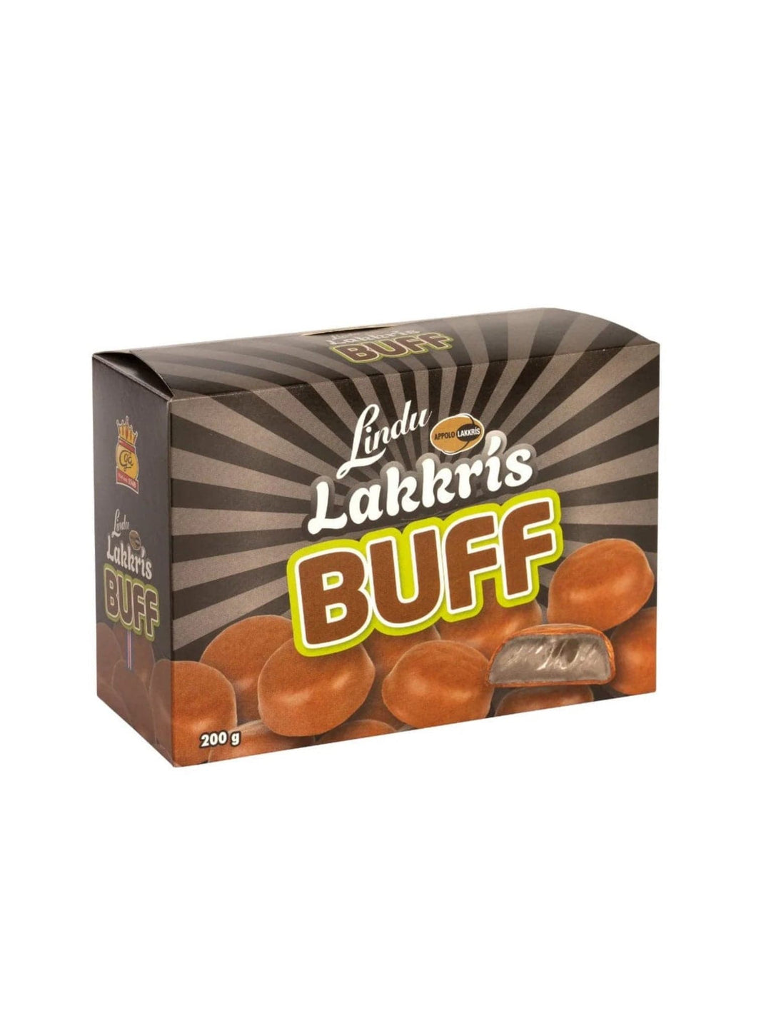 Gòa Linda Godteri og sjokolade Lindu lakkris buff - seig lakrismarshmallow med sjokolade