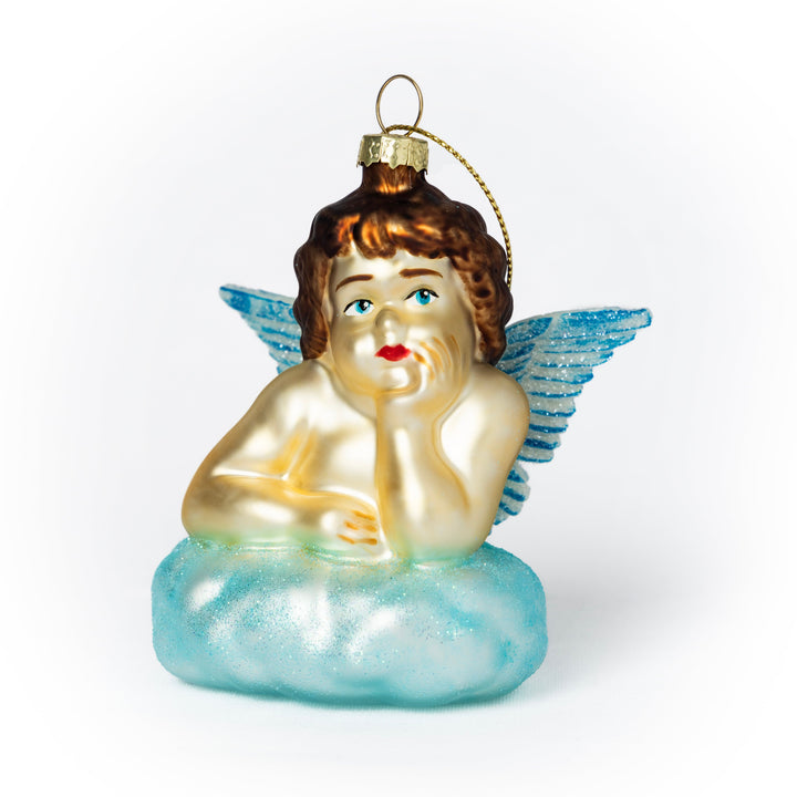 Heim Julepynt Julekule - Glansbilde-engel