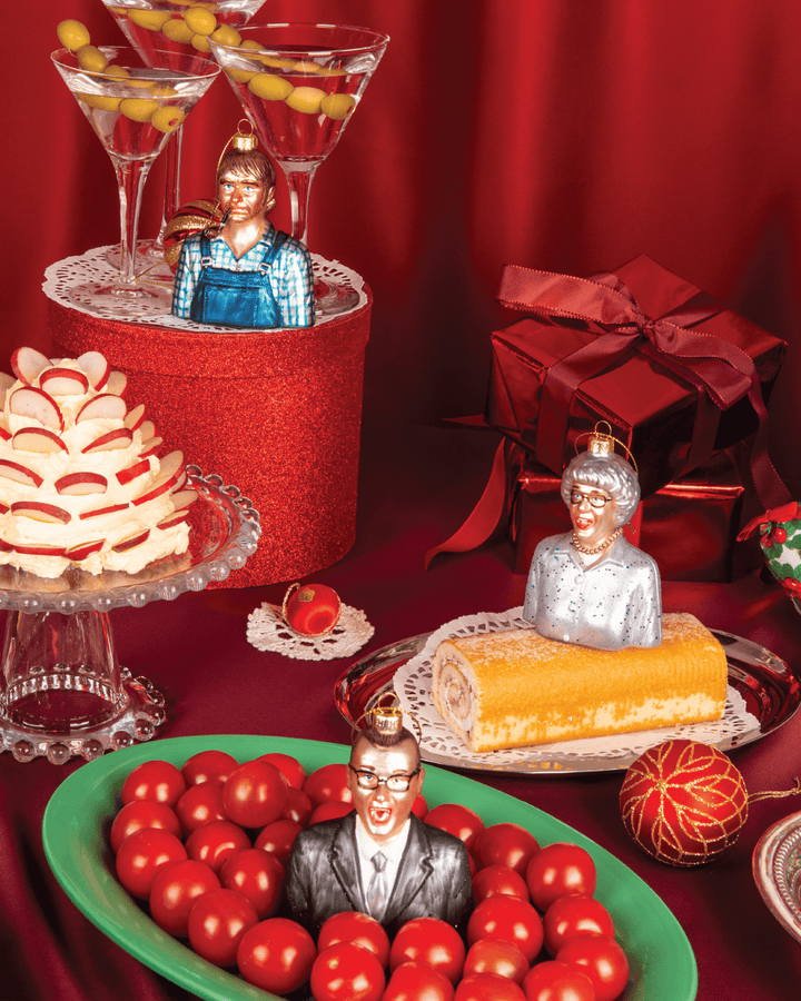 Heim Julepynt Julekule sett - Gjertrud og Olaf Sand