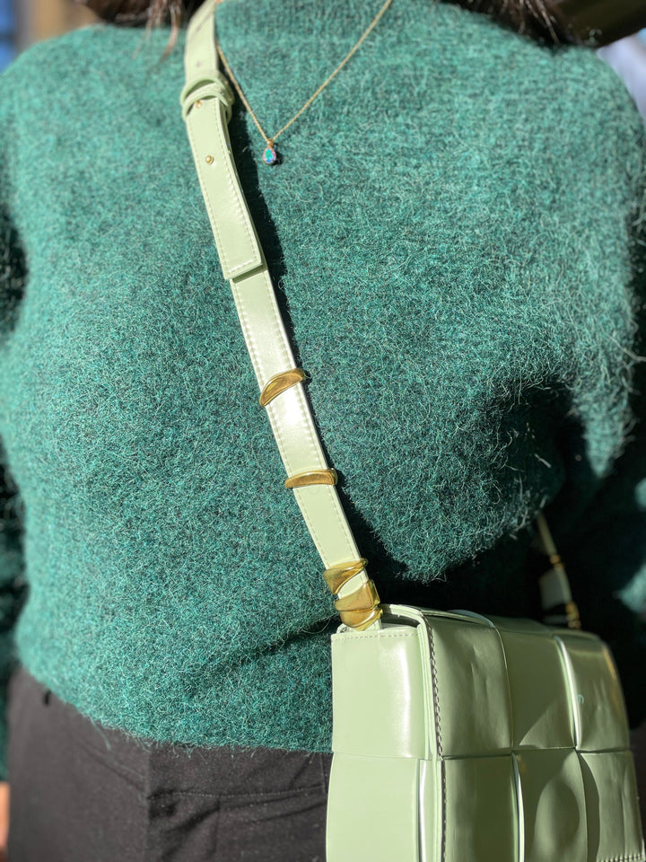 Jayley vesker Grape Skin Vegan Leather Bag - grønn