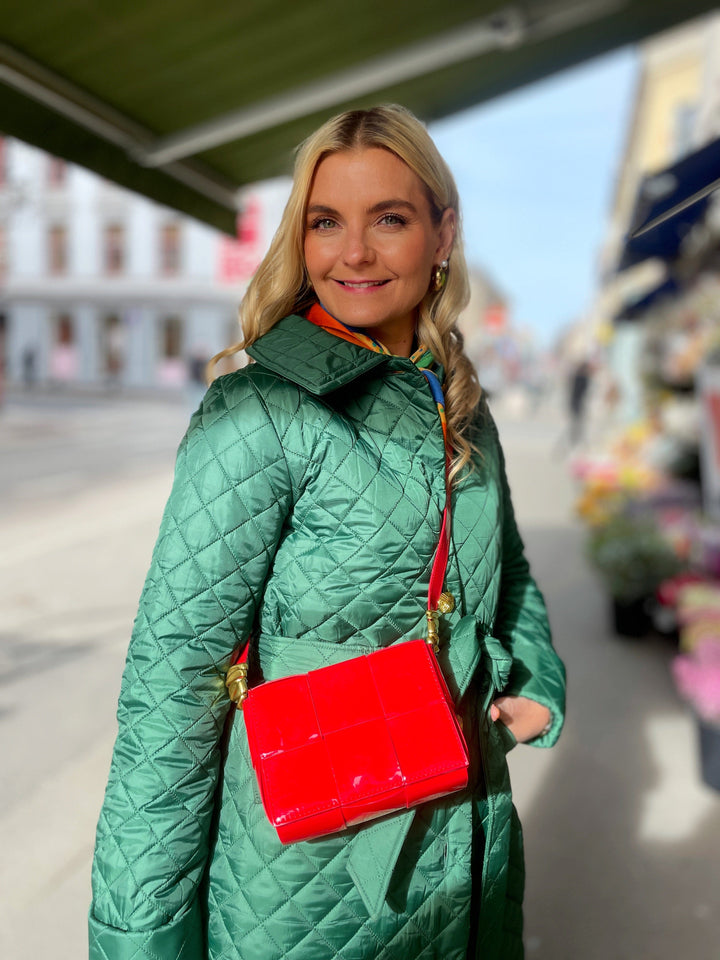 Jayley vesker Grape Skin Vegan Leather Bag - rød