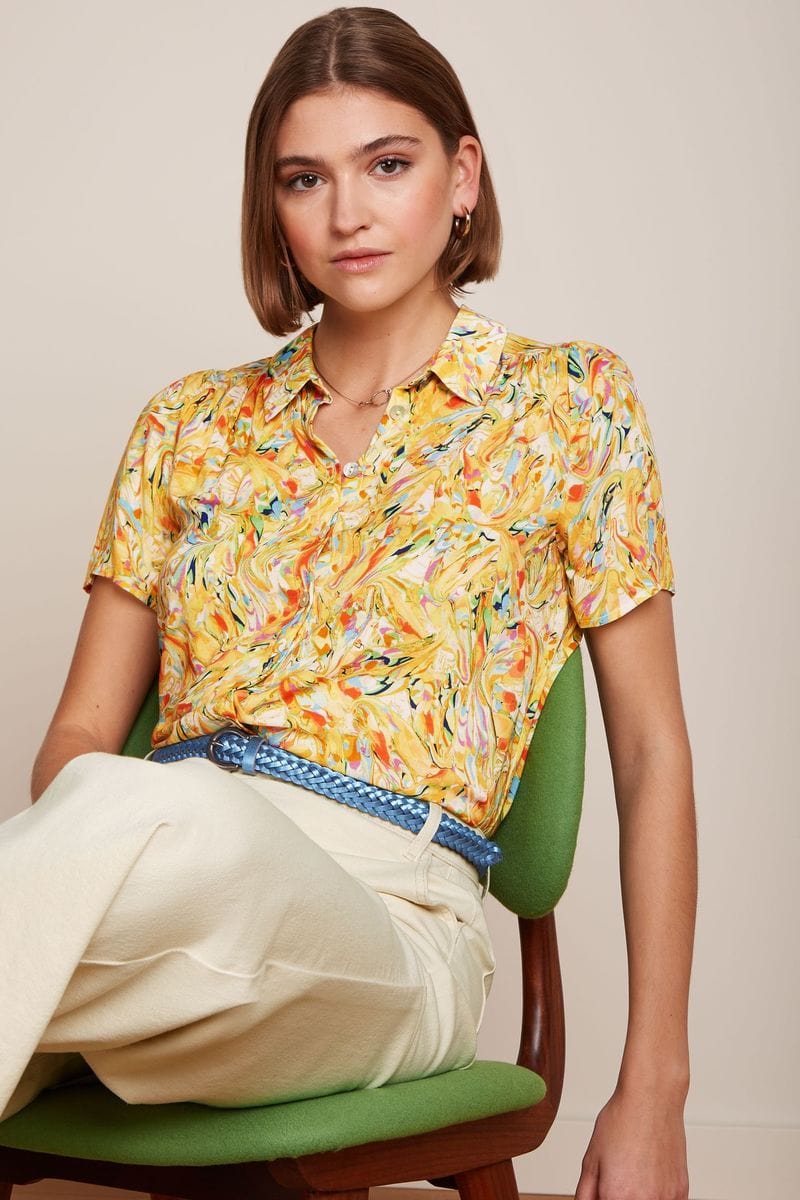 King Louie belter 95 cm Flettet skinnbelte glitter - cameo green