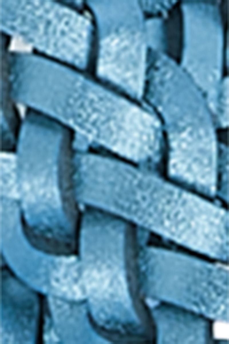 King Louie belter 95 cm Flettet skinnbelte glitter - cameo green