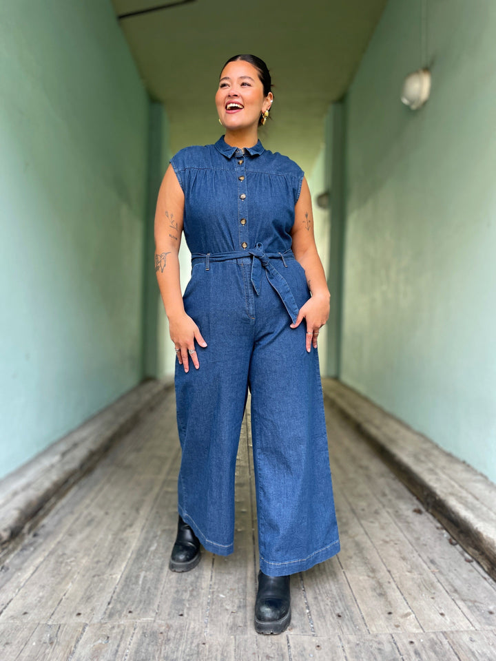 King Louie buksedresser Amy Chambray buksedress - denim