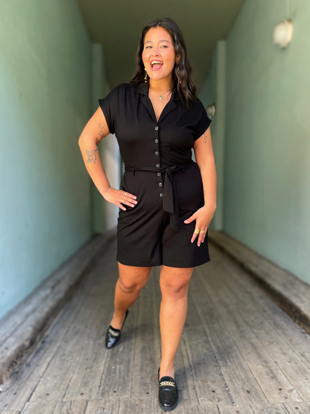 King Louie buksedresser Darcy Viscose Classic Playsuit