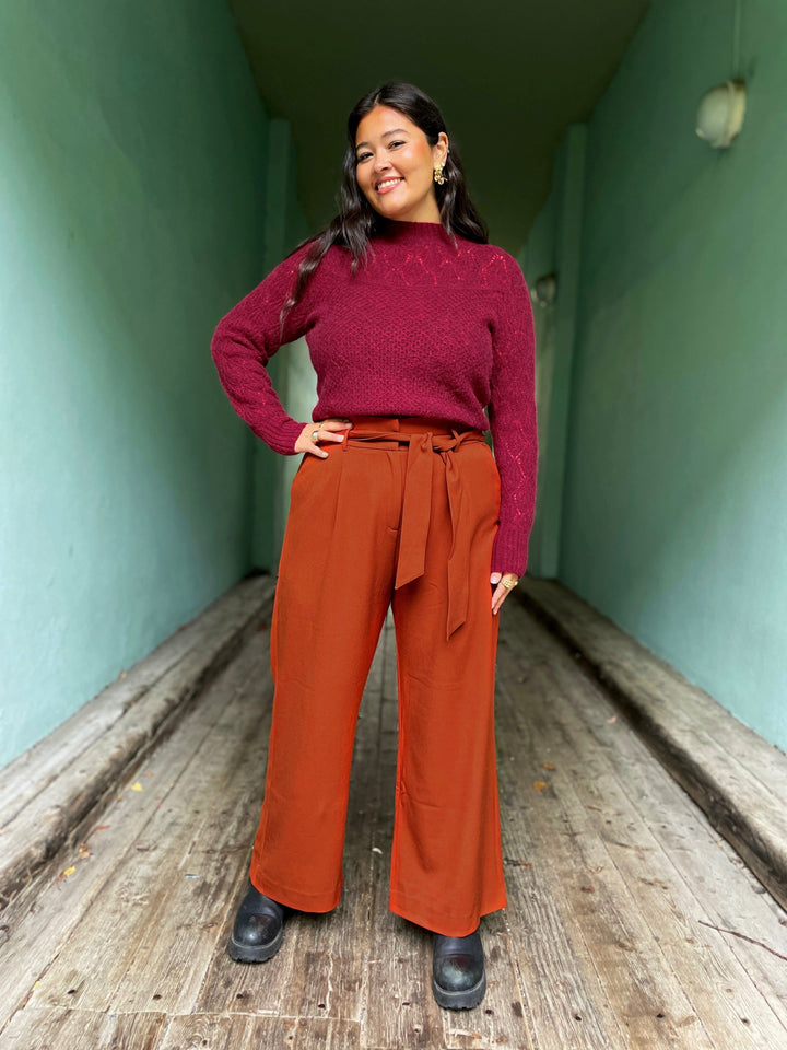 King Louie bukser Ava bukse - Spicy Brown