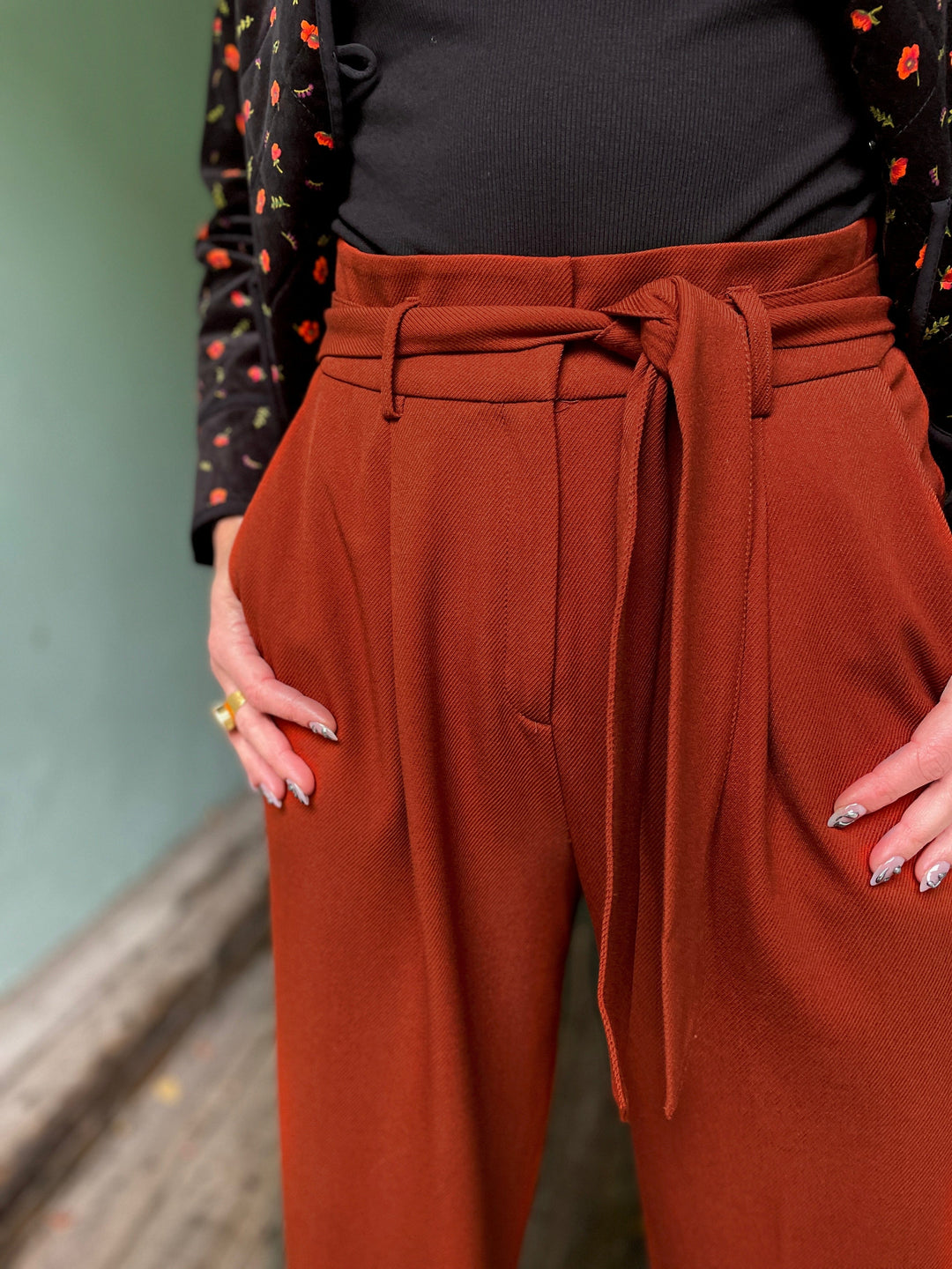 King Louie bukser Ava bukse - Spicy Brown