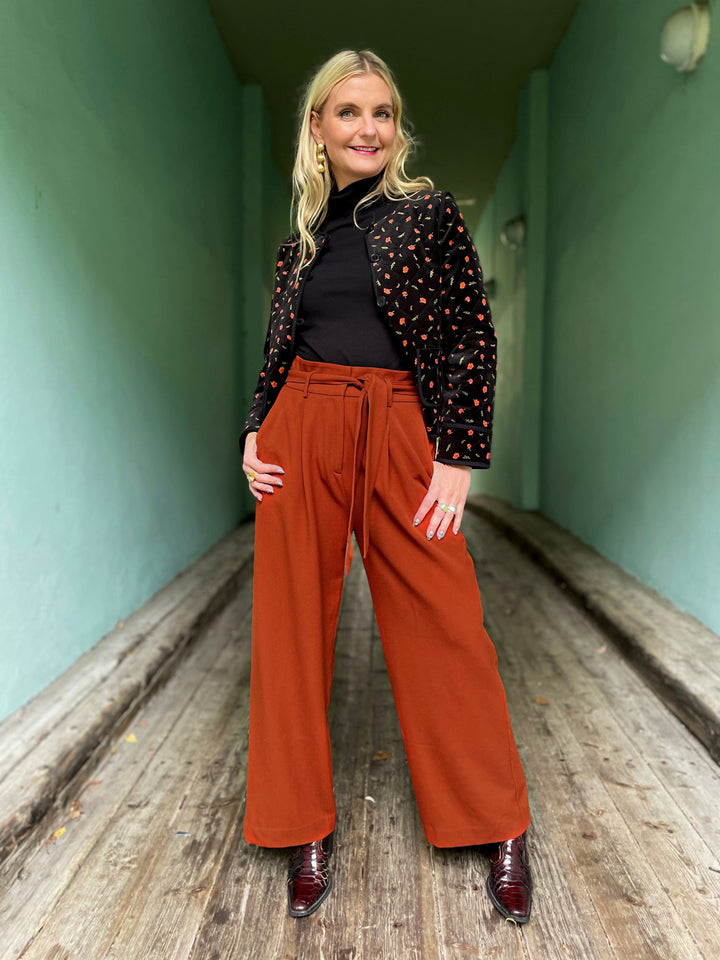 King Louie bukser Ava bukse - Spicy Brown