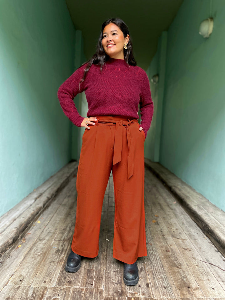 King Louie bukser Ava bukse - Spicy Brown