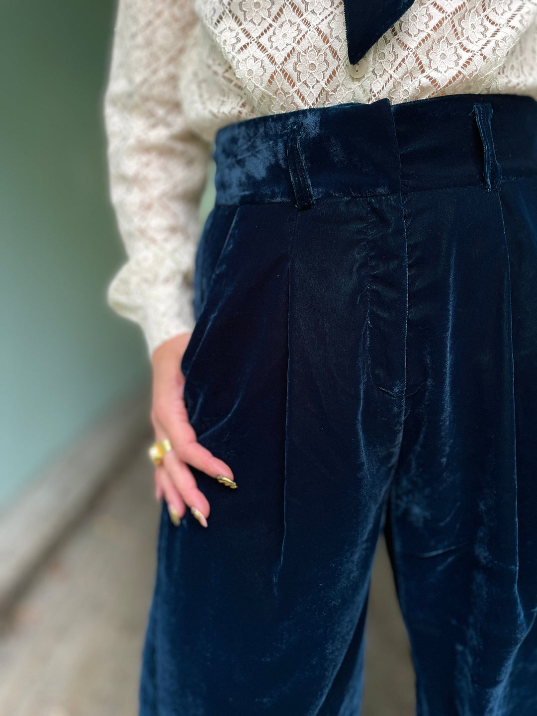 King Louie bukser Ava Gamine fløyel bukse