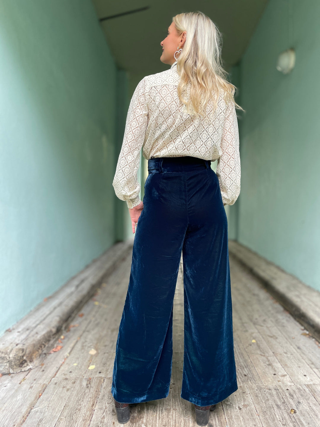 King Louie bukser Ava Gamine fløyel bukse