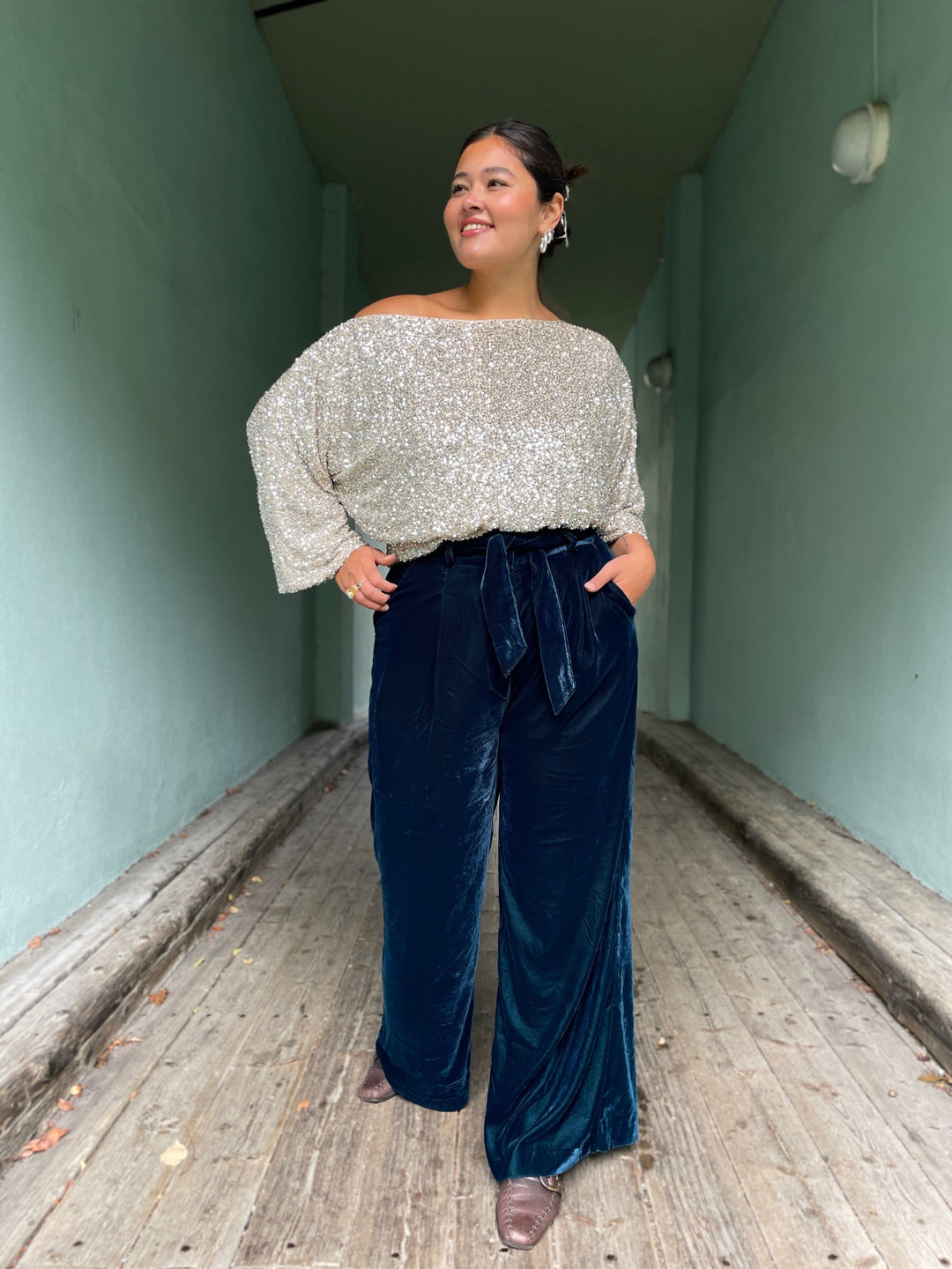 King Louie bukser Ava Gamine fløyel bukse