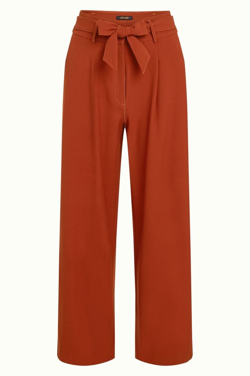 King Louie bukser Ava pants - Spicy Brown
