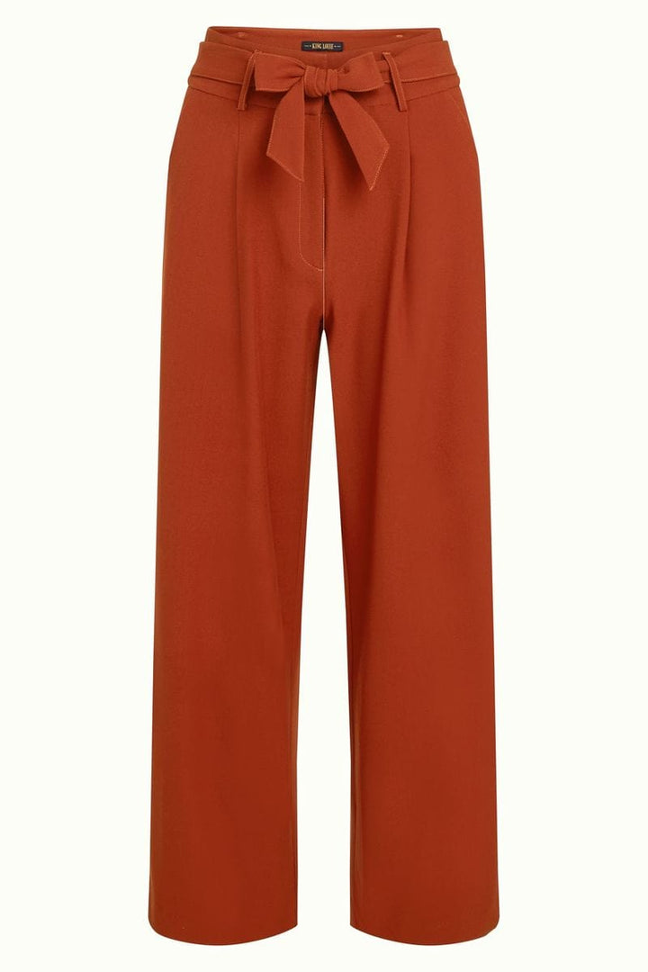 King Louie bukser Ava pants - Spicy Brown