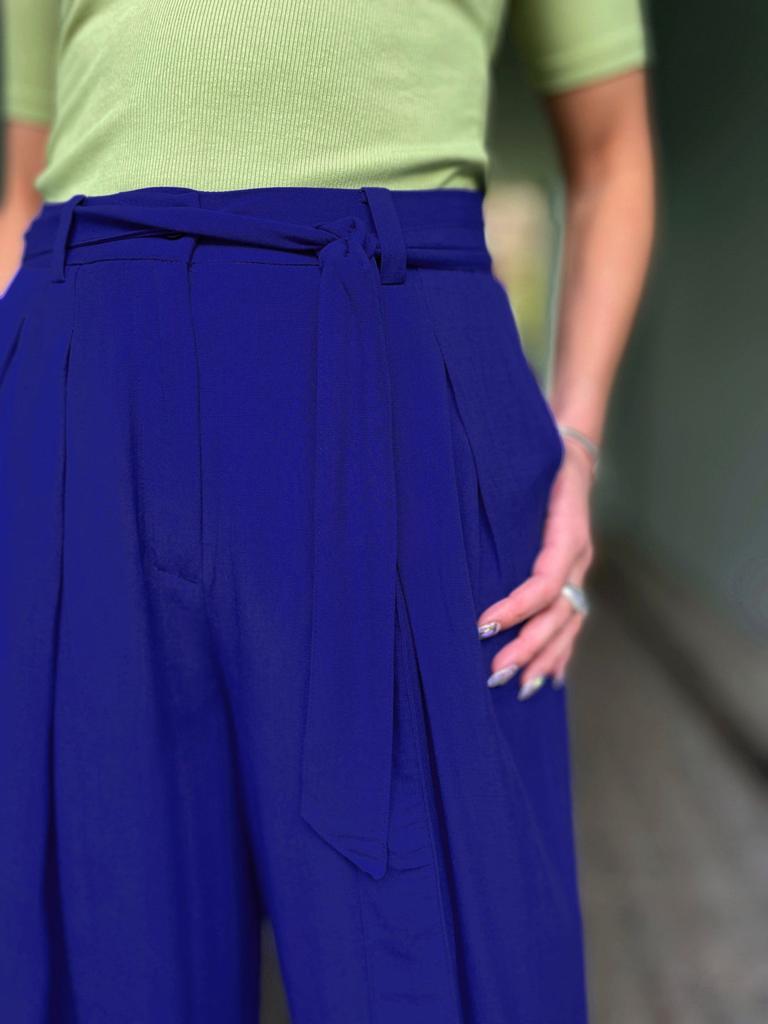 King Louie bukser Marnie Atomic bukse - mørkeblå