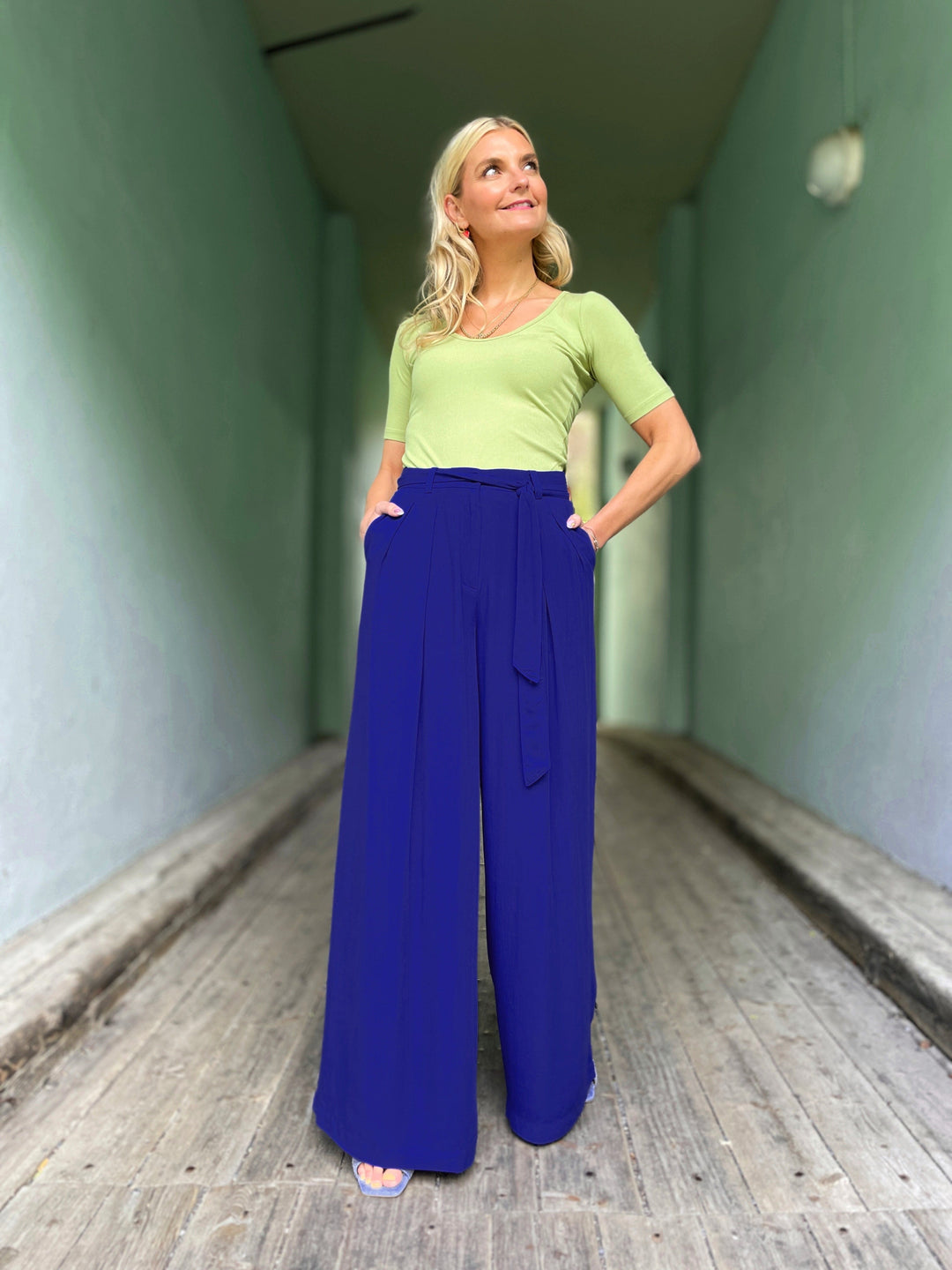 King Louie bukser Marnie Atomic bukse - mørkeblå