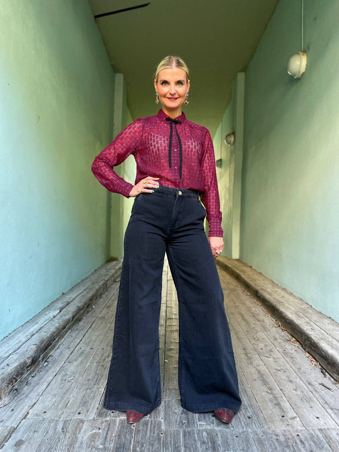 King Louie bukser Peppa pants - Rock denim