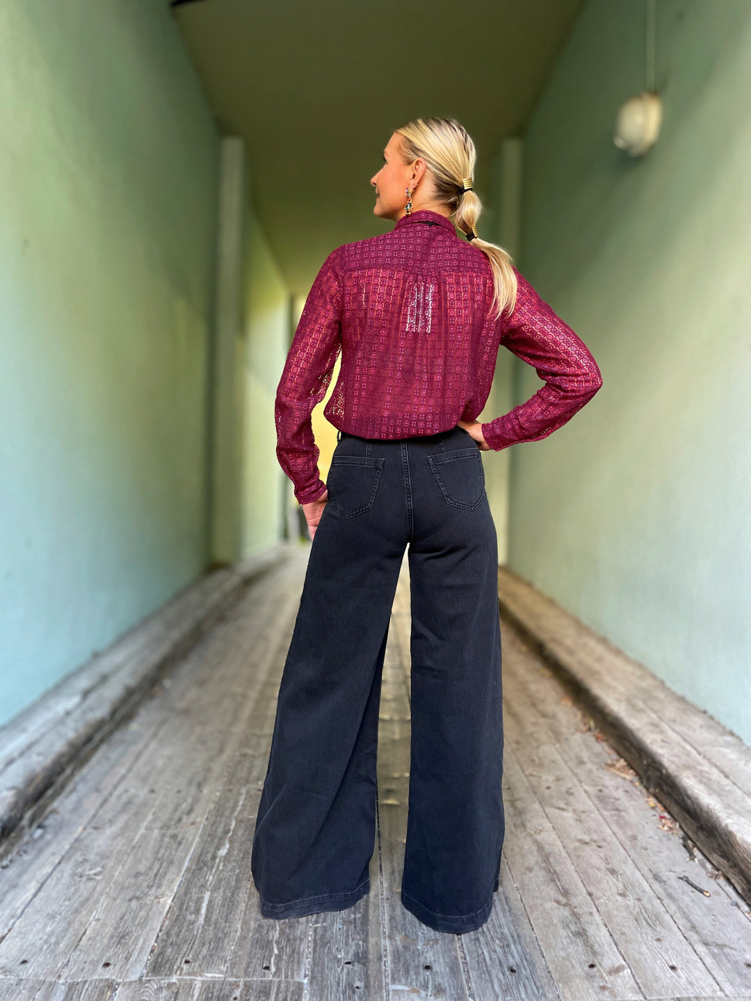 King Louie bukser Peppa pants - Rock denim