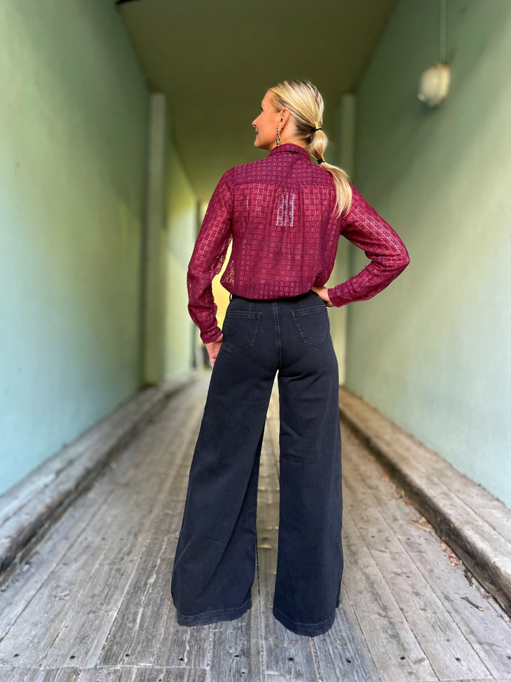 King Louie bukser Peppa pants - Rock denim