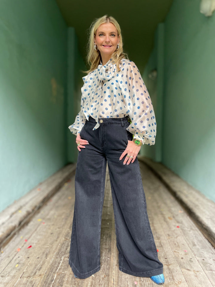 King Louie bukser Peppa pants - Rock denim