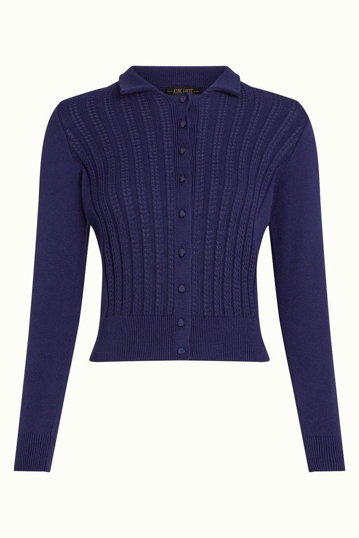 King Louie cardigans Sofie Carmi Cardigan - Rhodonite Blue