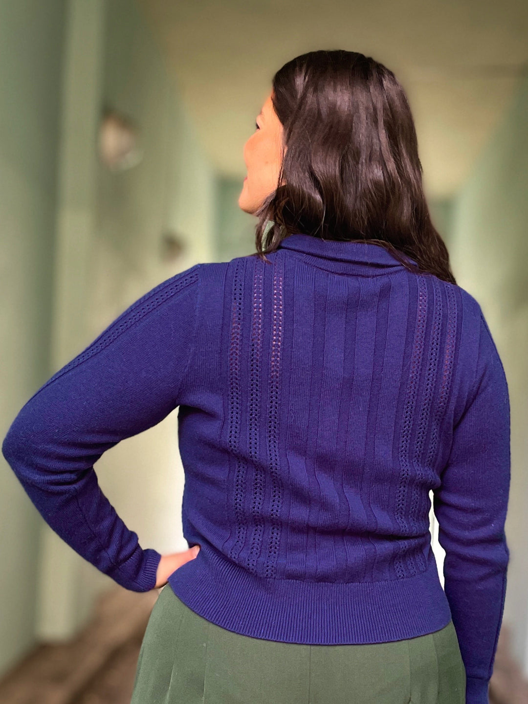 King Louie cardigans Sofie Carmi Cardigan - Rhodonite Blue