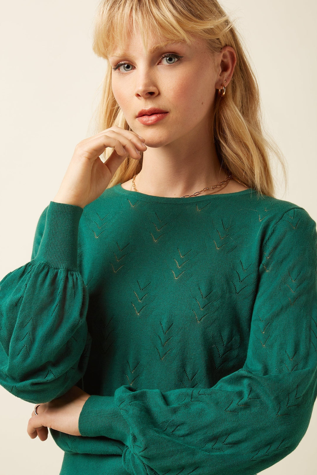 King Louie gensere Bell club genser - Botanical Green