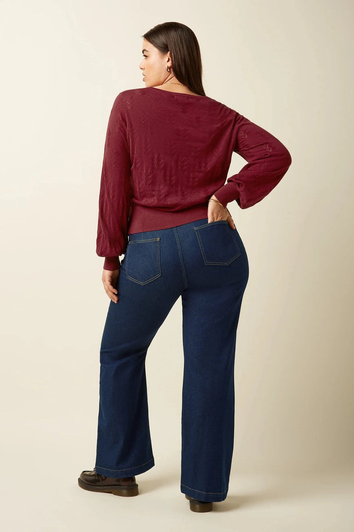 King Louie gensere Bell club genser - Cabernet Red