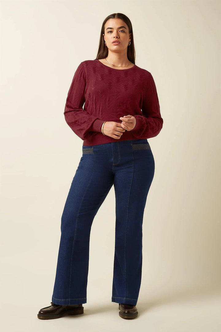 King Louie gensere Bell club genser - Cabernet Red