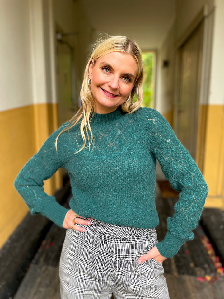 King Louie gensere Jeanie Yoke genser - Spruced Green