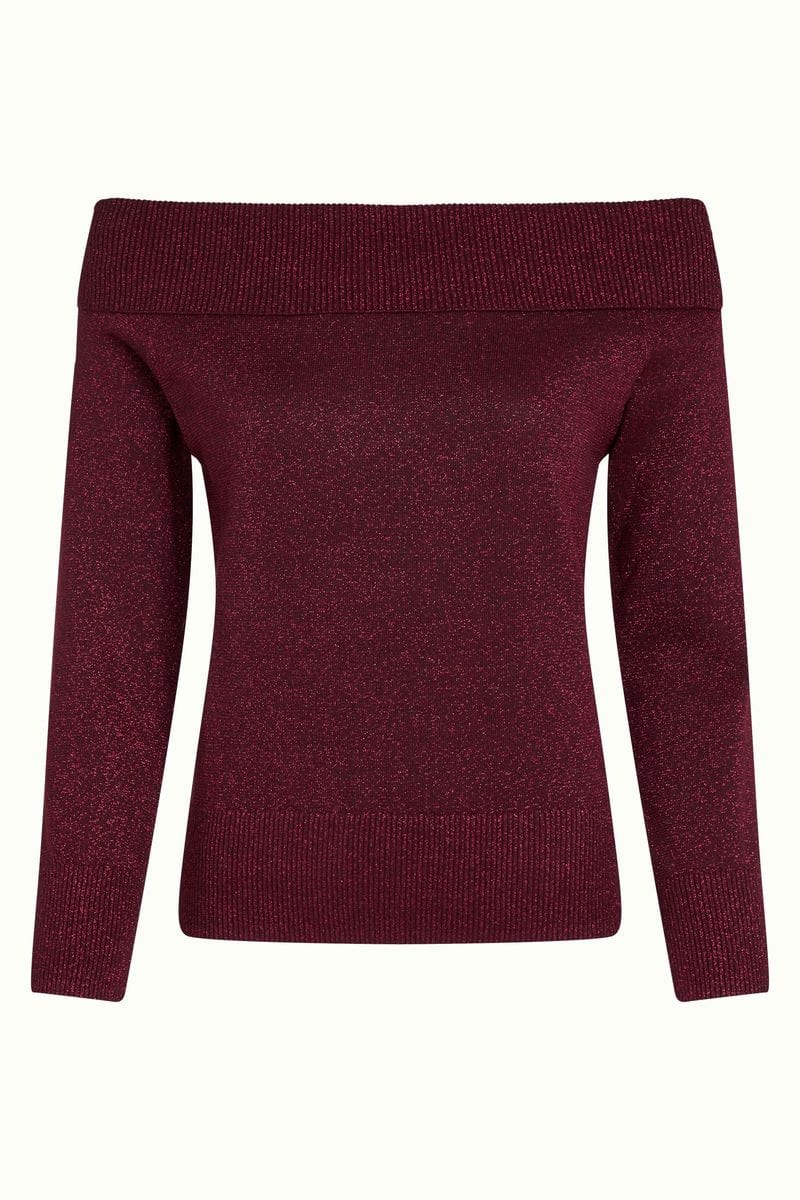 King Louie gensere Mirta topp - Cabernet Red