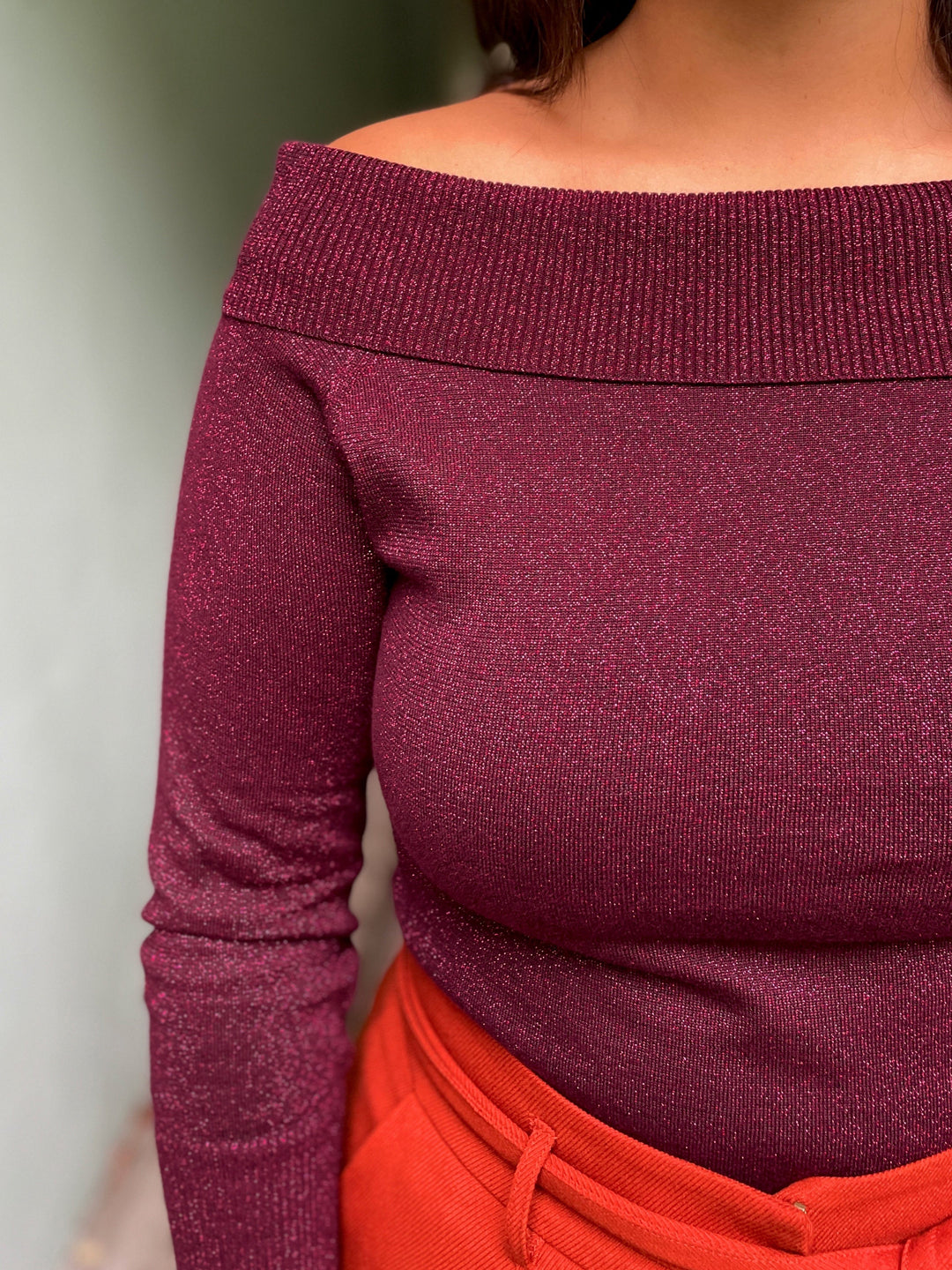 King Louie gensere Mirta topp - cabernet red