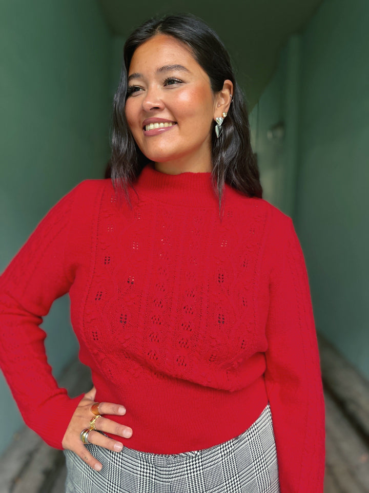 King Louie gensere Nilde Leon genser - Fiery Red