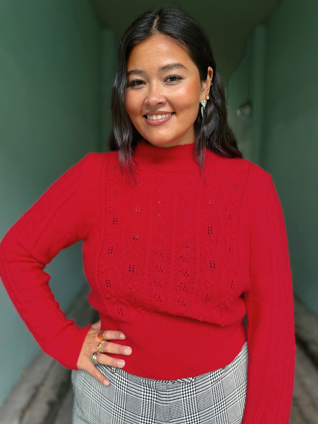 King Louie gensere Nilde Leon genser - Fiery Red