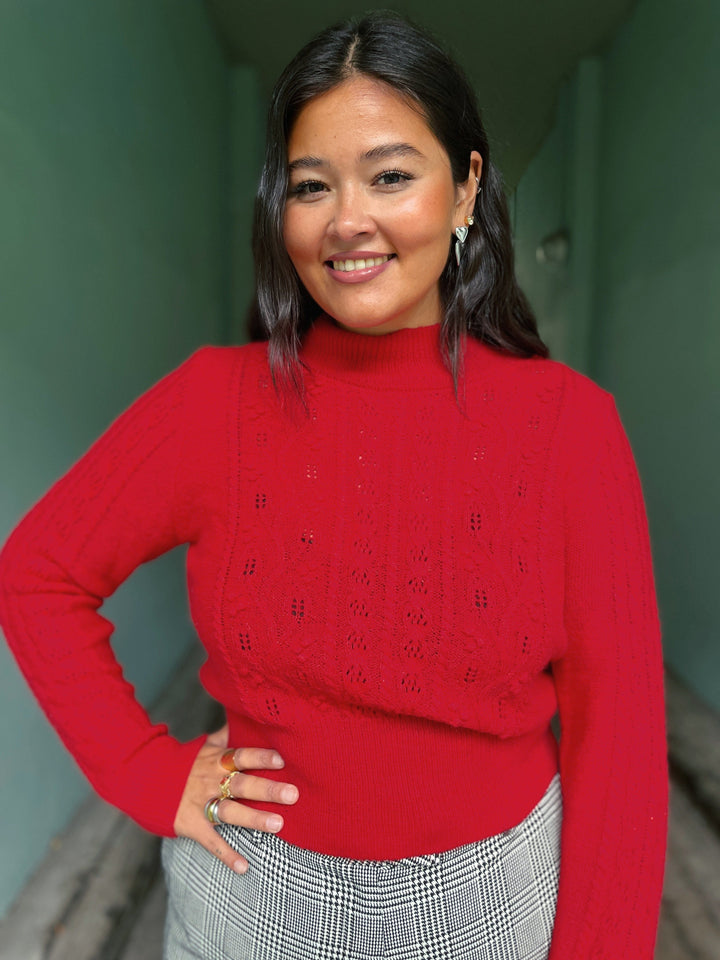 King Louie gensere Nilde Leon genser - Fiery Red